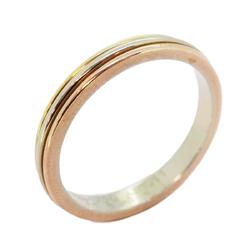 Cartier Ring Trinity Wedding #55 K18YG Yellow Gold K18WG White K18PG Pink Men's Women's