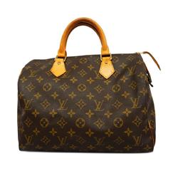 Louis Vuitton Handbag Monogram Speedy 30 M41108 Brown Ladies