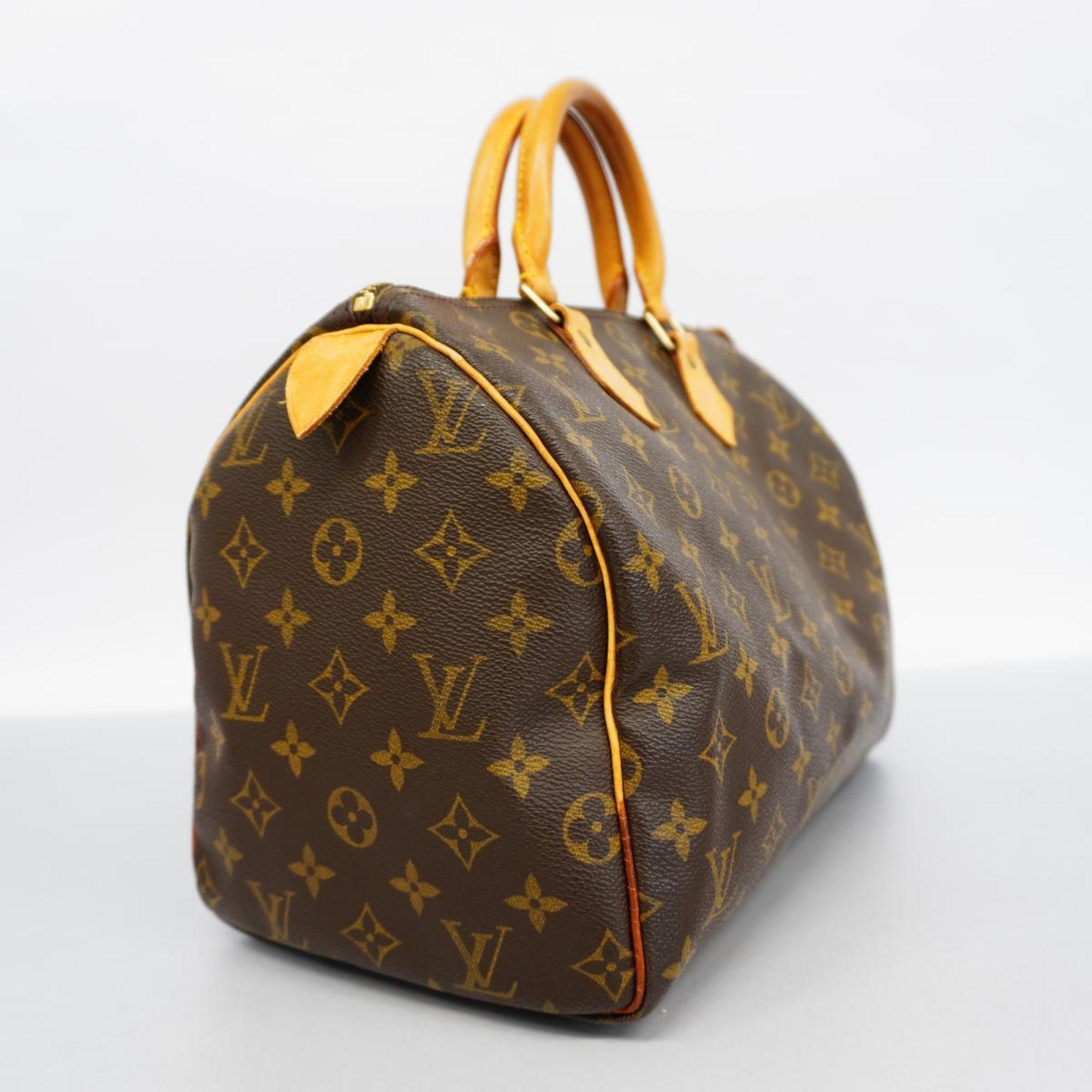 Louis Vuitton Handbag Monogram Speedy 30 M41108 Brown Ladies