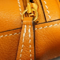 Hermes Shoulder Bag Lindy 26 A Engraved Evercolor Toffee Women's