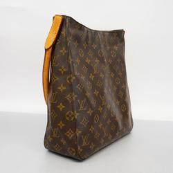 Louis Vuitton Shoulder Bag Monogram Looping GM M51145 Brown Ladies