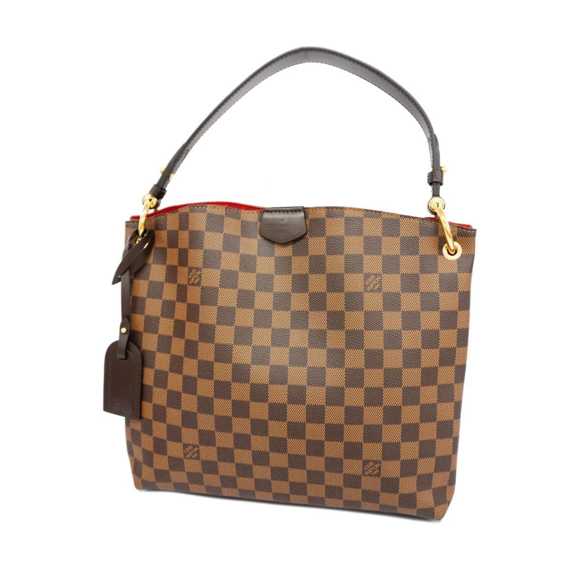 Louis Vuitton Shoulder Bag Damier Graceful PM N44044 Ebene Ladies