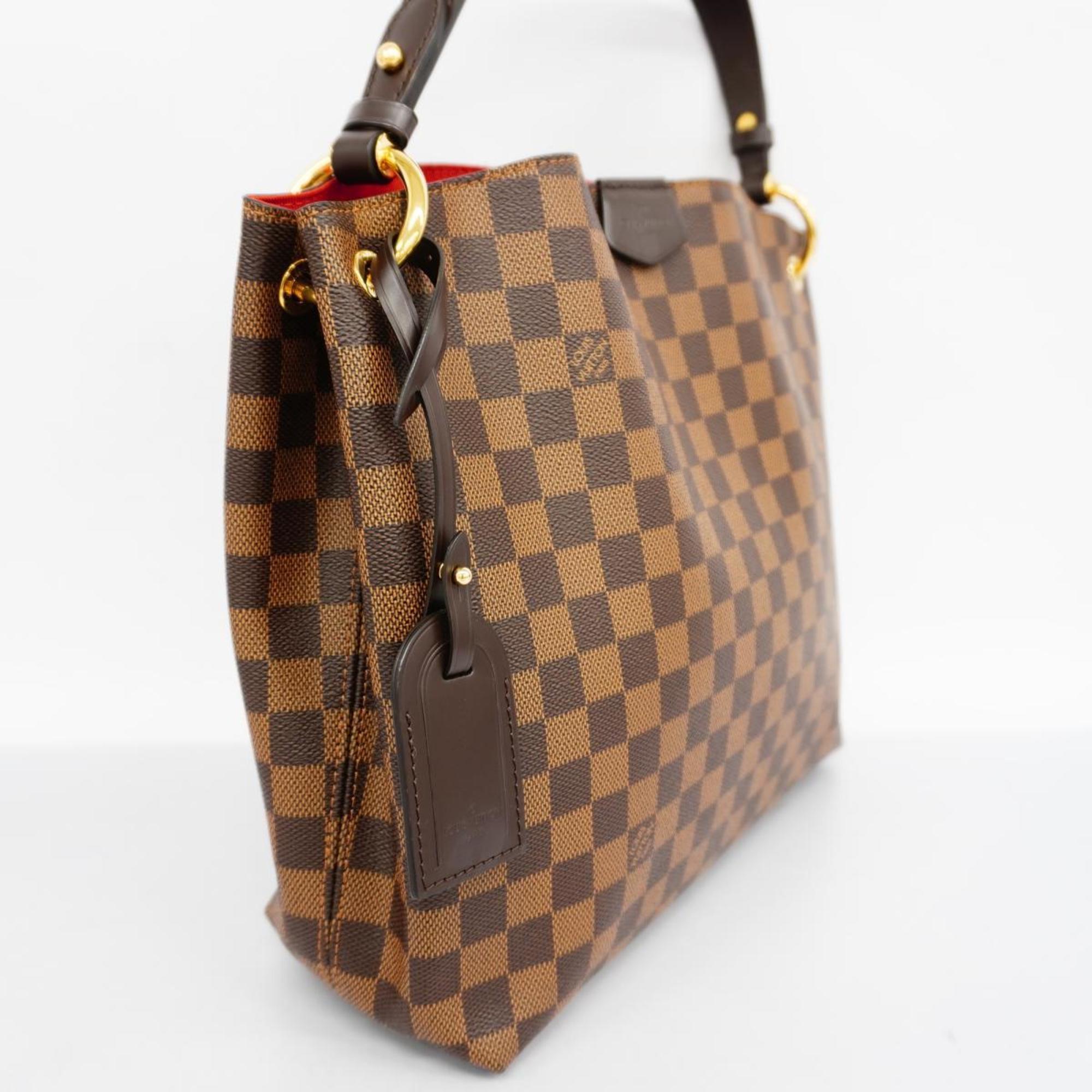 Louis Vuitton Shoulder Bag Damier Graceful PM N44044 Ebene Ladies