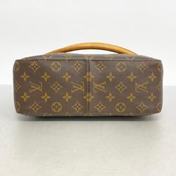 Louis Vuitton Shoulder Bag Monogram Looping GM M51145 Brown Ladies