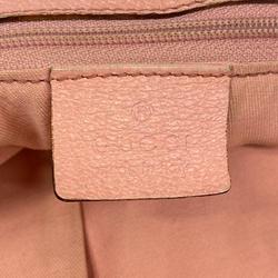 Gucci Tote Bag GG Canvas 120836 Pink Brown Women's