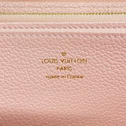 Louis Vuitton Long Wallet Monogram Empreinte Zippy M80403 Bouton de Rose Ladies