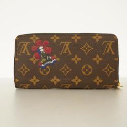 Louis Vuitton Long Wallet Monogram Yamakansai Collaboration Zippy M67249 Brown Men's Women's