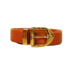 Louis Vuitton Belt Epi Santur Classic R15008 Zipangu Gold Men's