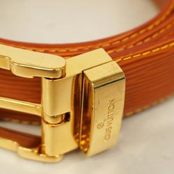 Louis Vuitton Belt Epi Santur Classic R15008 Zipangu Gold Men's