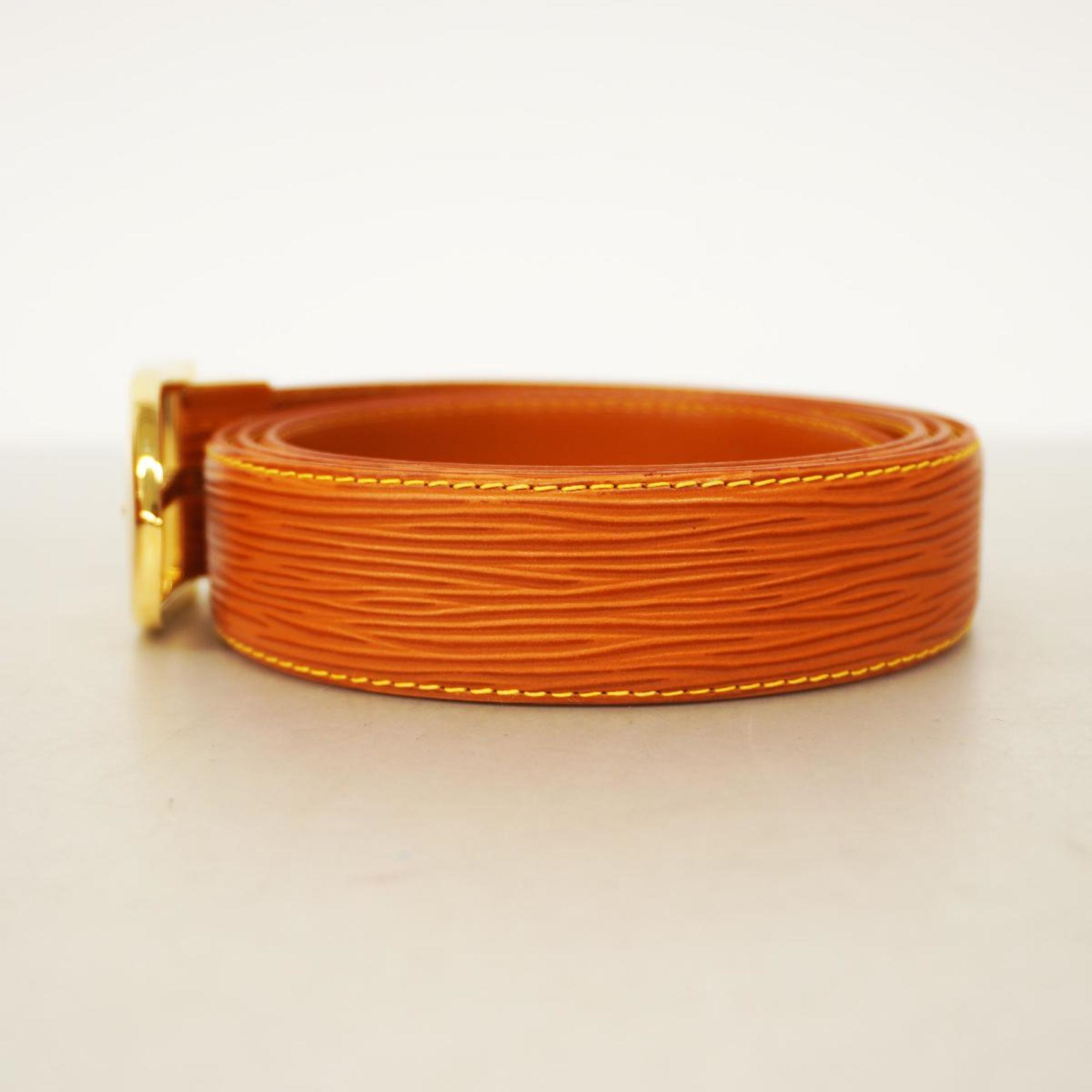 Louis Vuitton Belt Epi Santur Classic R15008 Zipangu Gold Men's