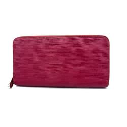 Louis Vuitton Long Wallet Epi Zippy M60305 Fuchsia Men's Women's