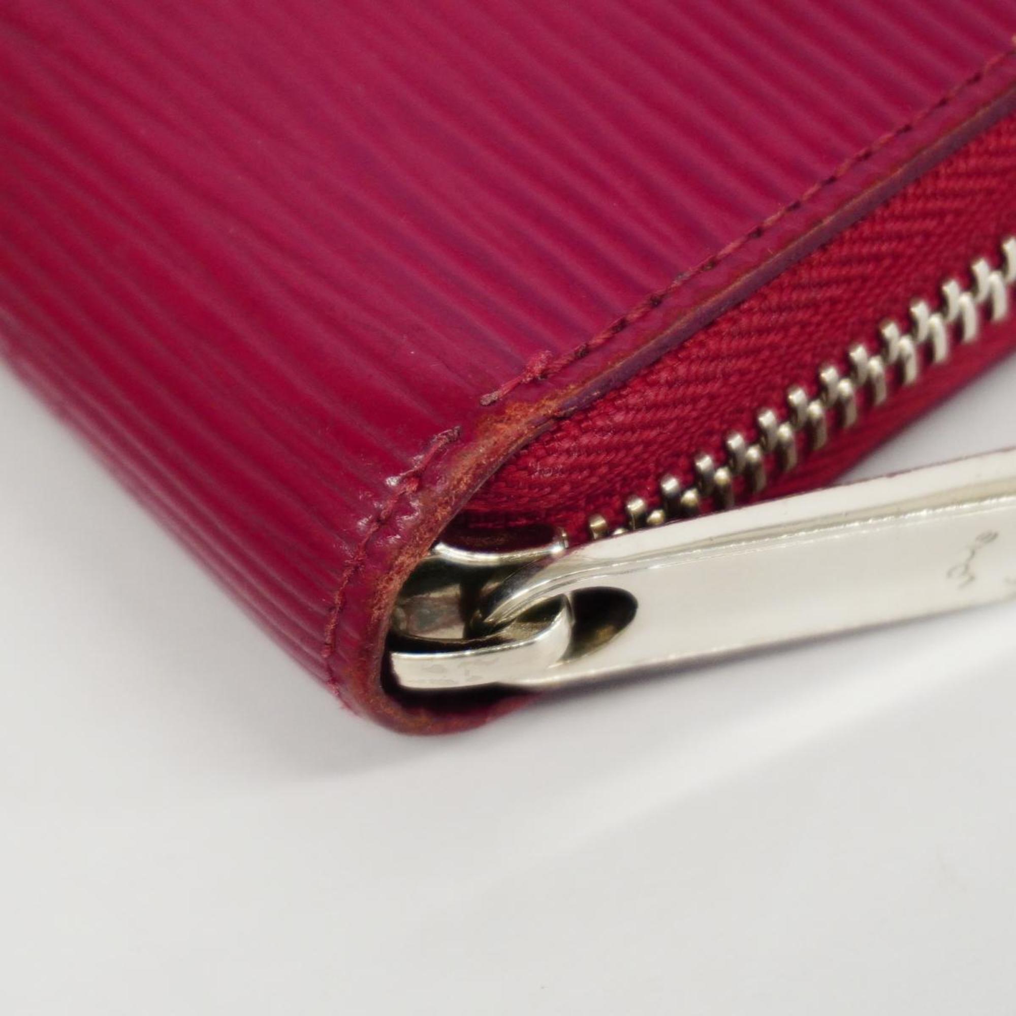 Louis Vuitton Long Wallet Epi Zippy M60305 Fuchsia Men's Women's