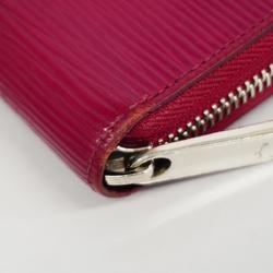 Louis Vuitton Long Wallet Epi Zippy M60305 Fuchsia Men's Women's