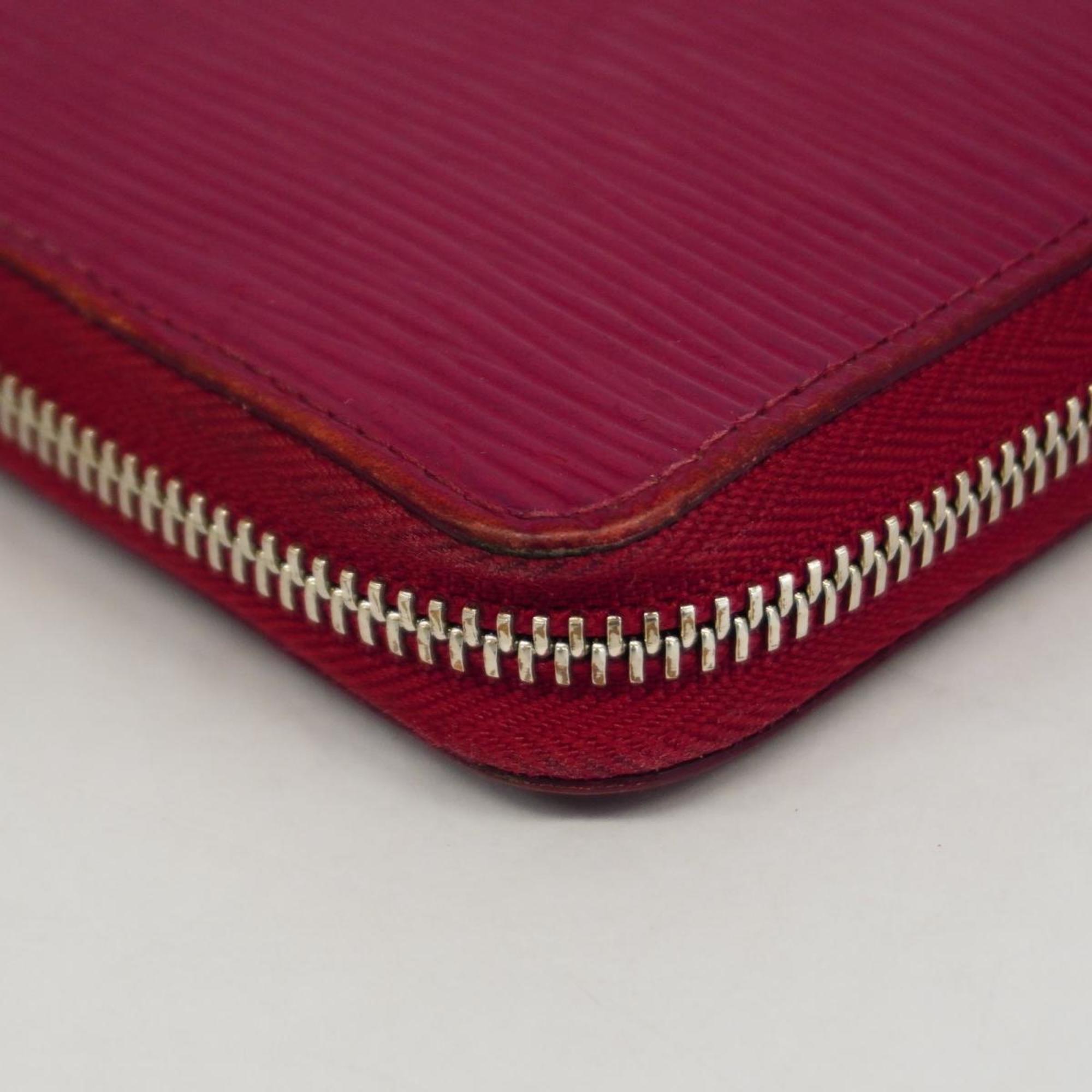 Louis Vuitton Long Wallet Epi Zippy M60305 Fuchsia Men's Women's