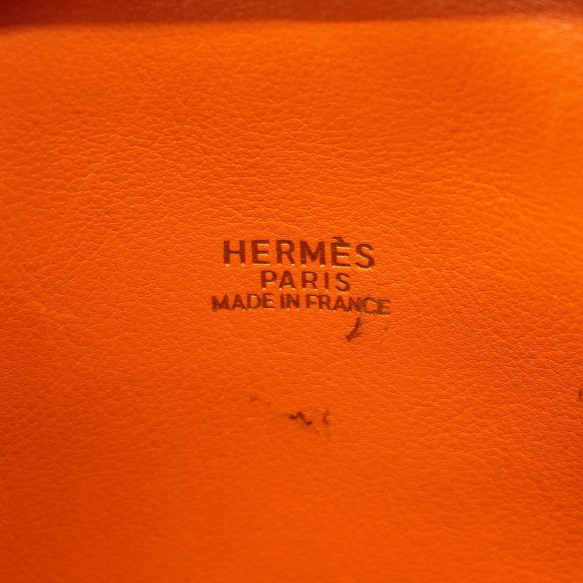 Hermes handbag Plume 20 B stamp Swift Orange Ladies