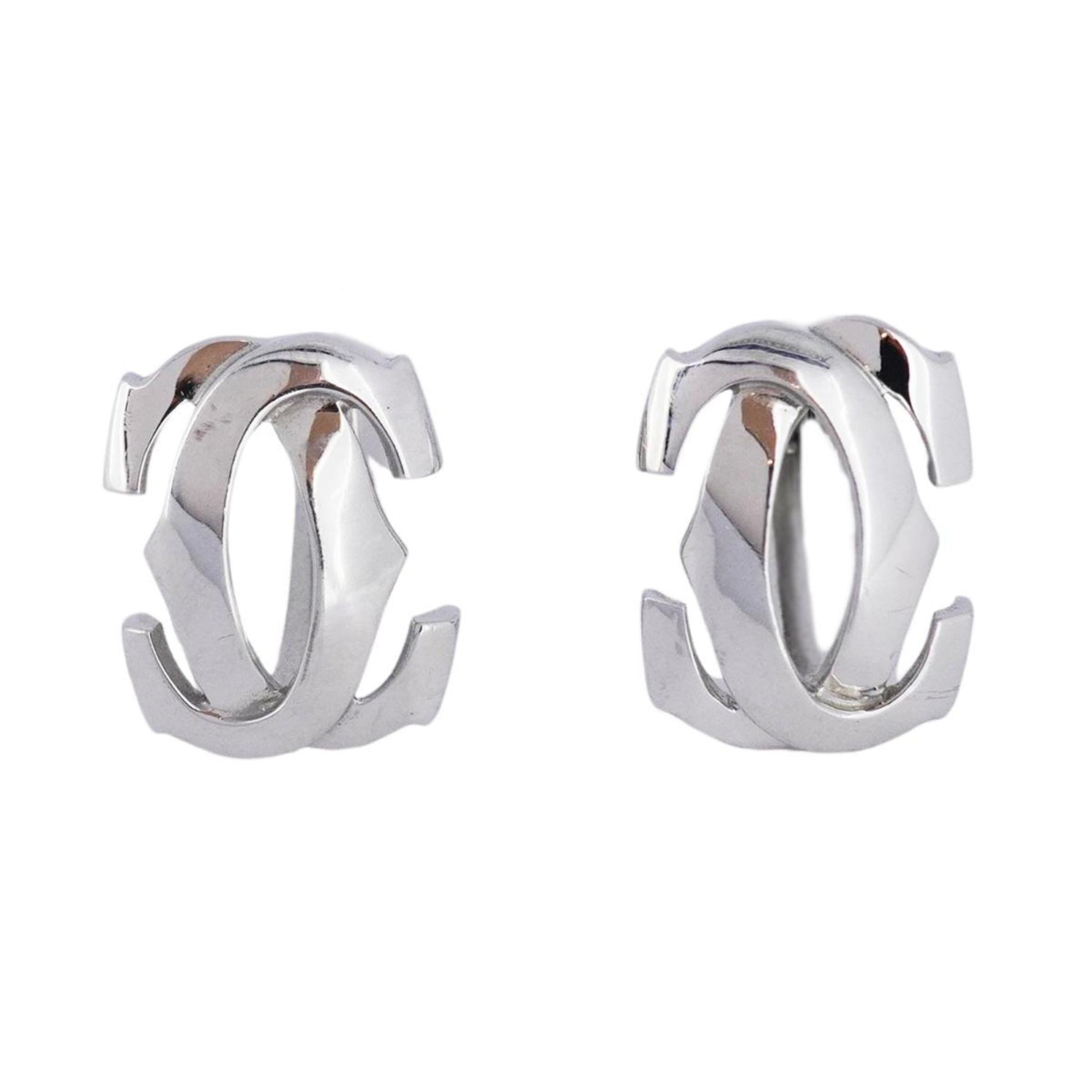 Cartier Cufflinks Penelope K18WG White Gold Men's Women's