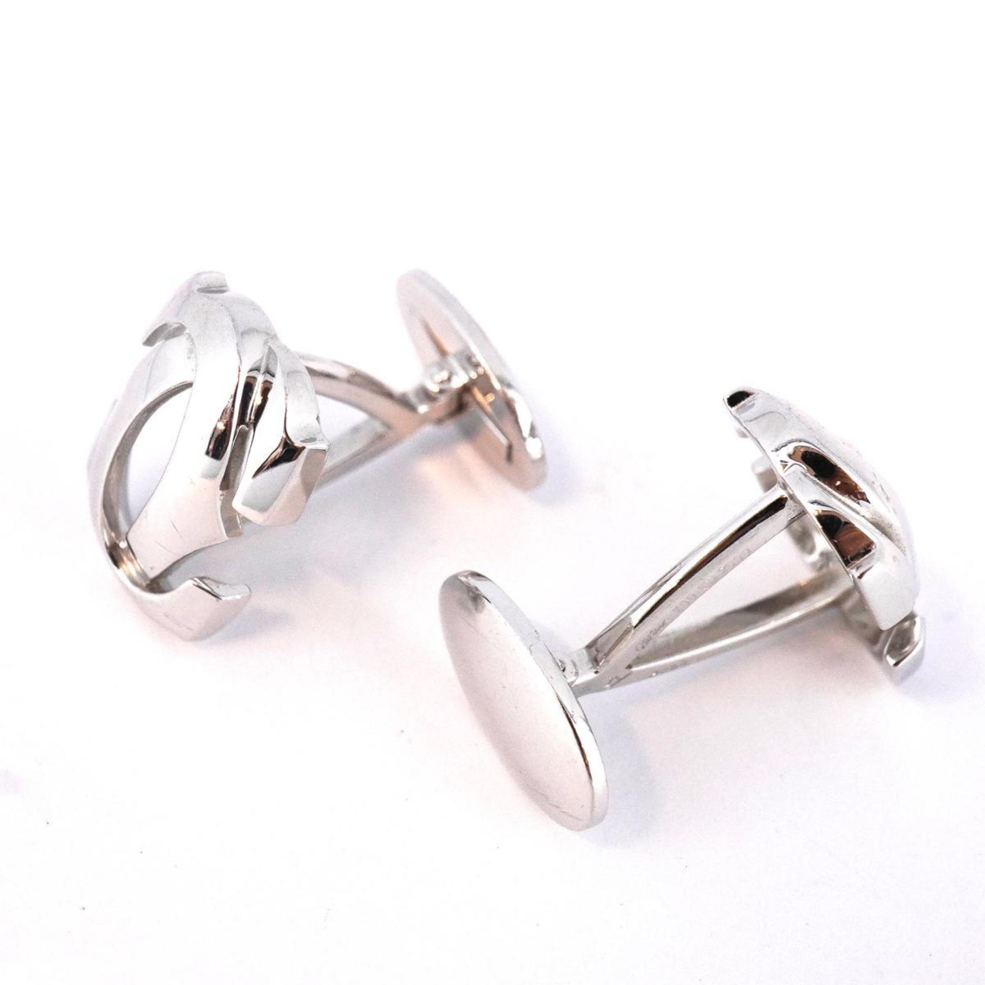 Cartier Cufflinks Penelope K18WG White Gold Men's Women's