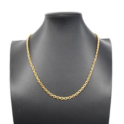 Tiffany Necklace Chain K18YG Yellow Gold Men's Women's