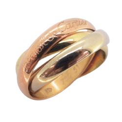 Cartier Ring Trinity #51 K18YG Yellow Gold K18WG White K18PG Pink Women's