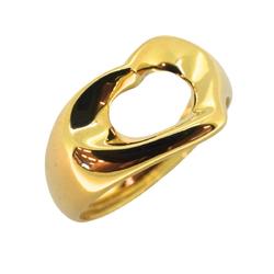 Tiffany Ring Heart K18YG Yellow Gold Ladies