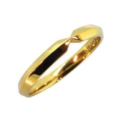 Tiffany Ring Nestig Narrow K18YG Yellow Gold Men's Women's