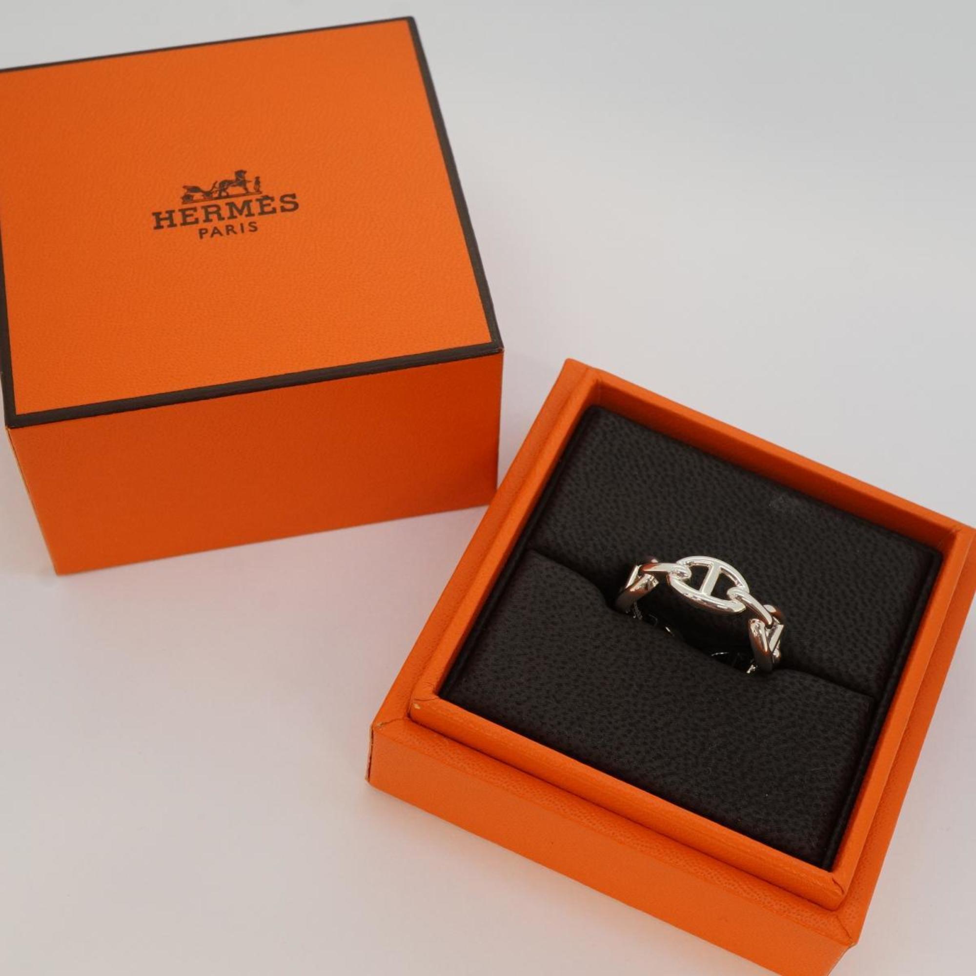 Hermes Ring Chaine d'Ancre Anchainée 925 Silver for Men and Women