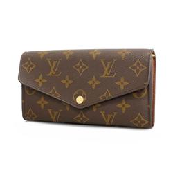 Louis Vuitton Long Wallet Monogram Portefeuille Sarah M60531 Brown Ladies