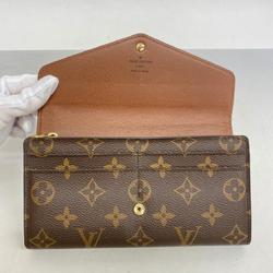 Louis Vuitton Long Wallet Monogram Portefeuille Sarah M60531 Brown Ladies