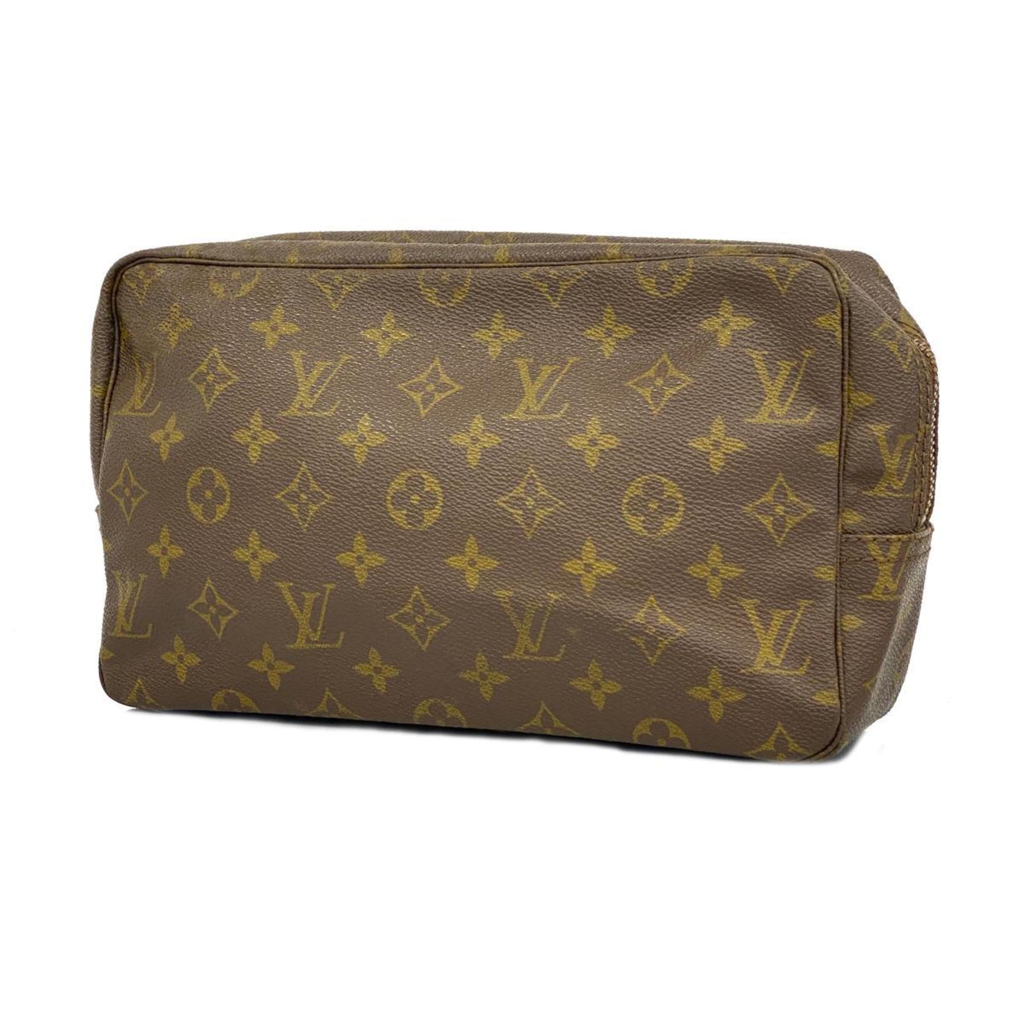 Louis Vuitton Pouch Monogram True Toilet 28 M47522 Brown Ladies