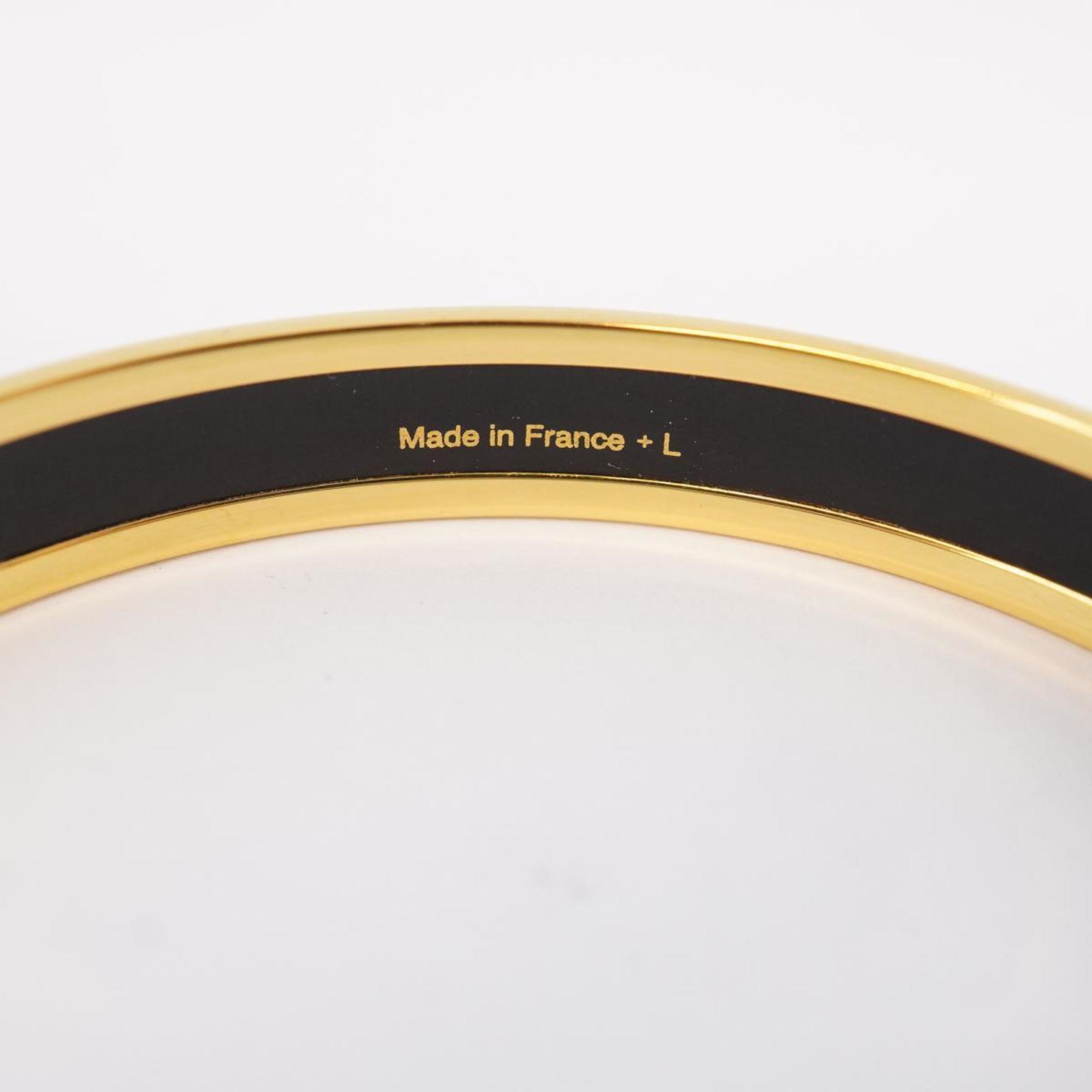 Hermes Bangle, Emaille PM, GP Plated Gold, Multicolor, Men's, Women's