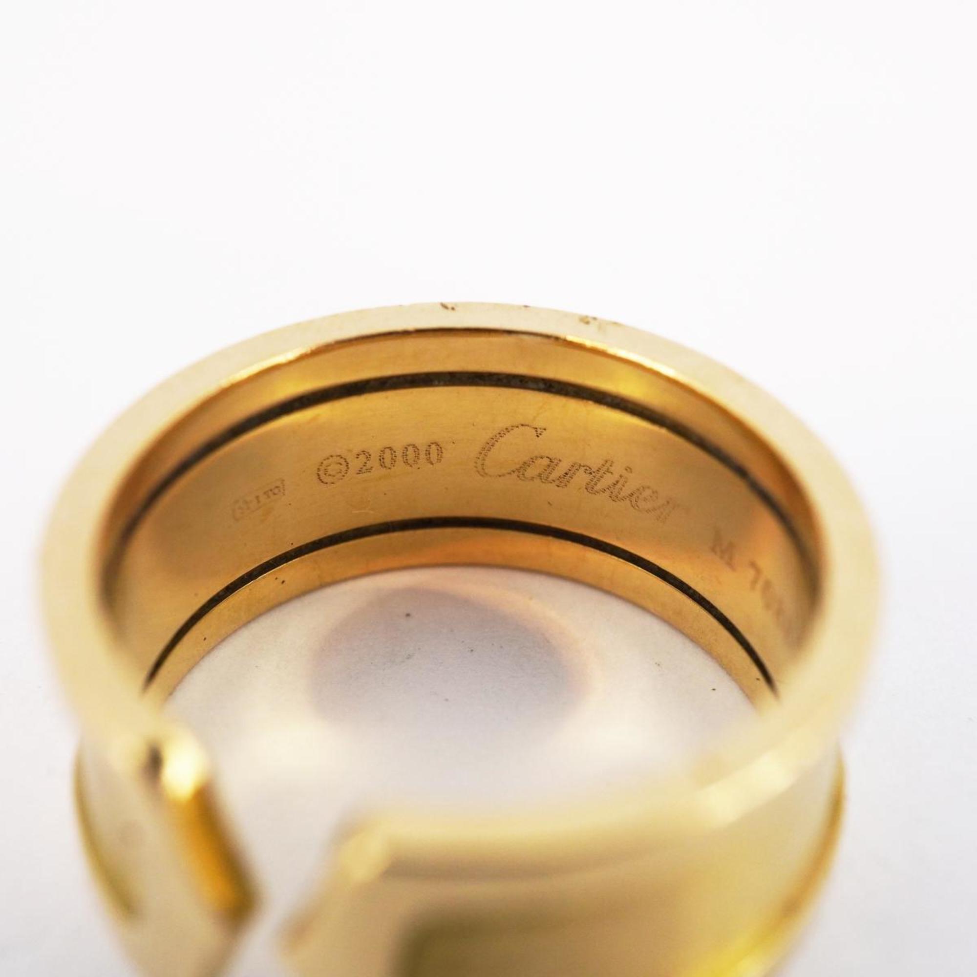 Cartier Ring 2C K18YG Yellow Gold Men's