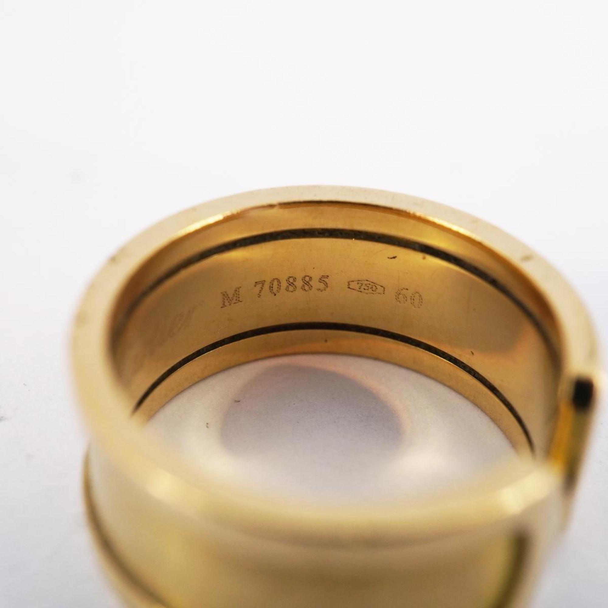 Cartier Ring 2C K18YG Yellow Gold Men's