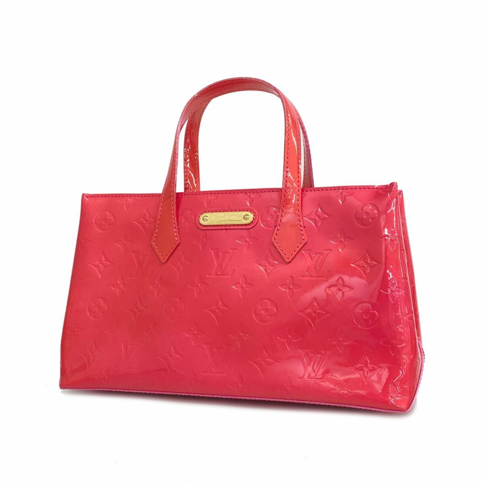 Louis Vuitton Tote Bag Vernis Wilshire Boulevard M93643 Rose Pop Ladies