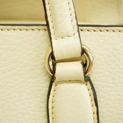 Gucci Soho Handbag 607722 Leather Beige Women's