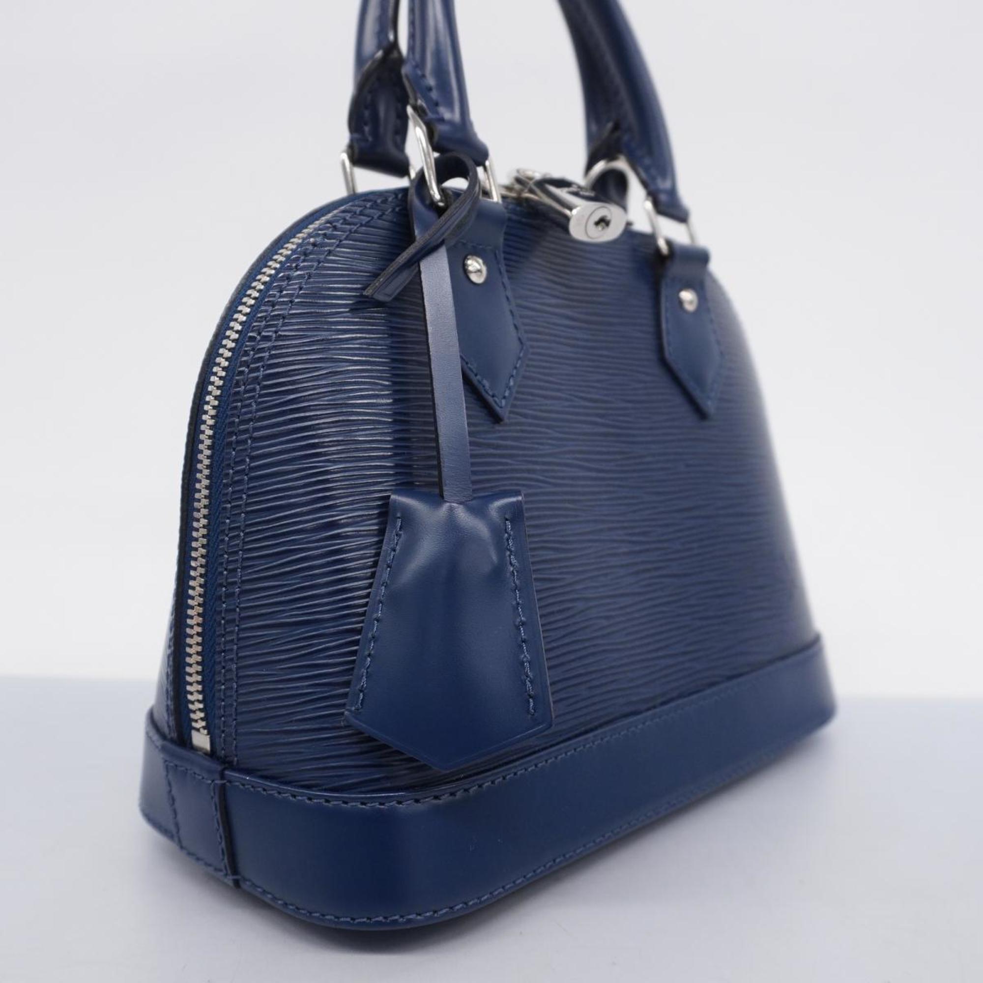 Louis Vuitton Handbag Epi Alma BB M40855 Indigo Blue Ladies