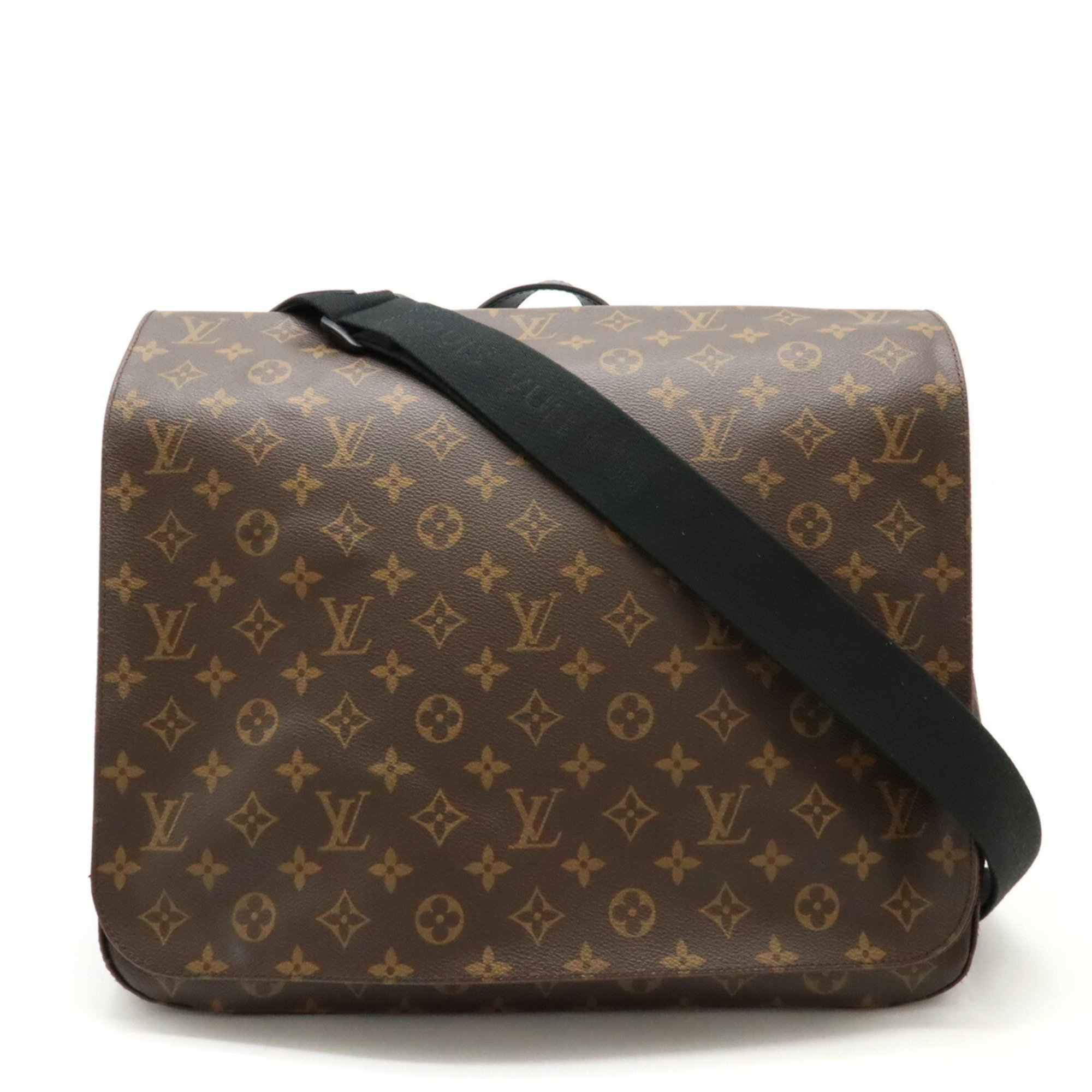 LOUIS VUITTON Louis Vuitton Monogram Macassar Drake Shoulder Bag Handbag M40636