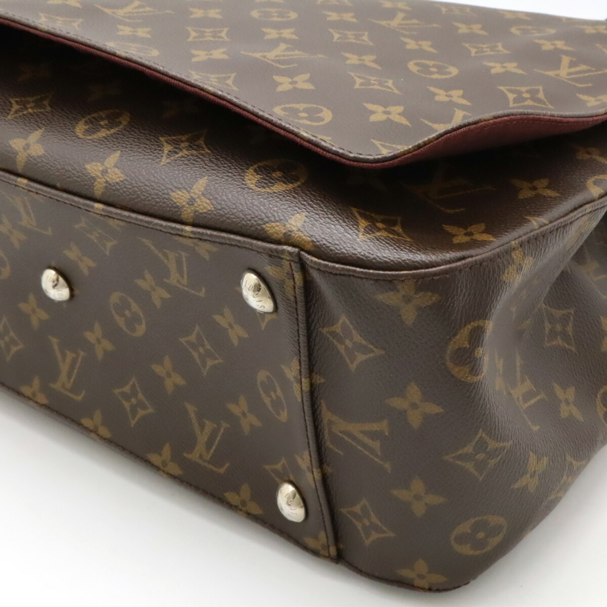 LOUIS VUITTON Louis Vuitton Monogram Macassar Drake Shoulder Bag Handbag M40636