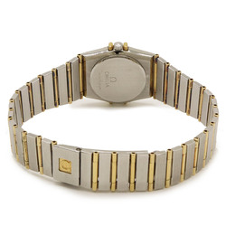 OMEGA Constellation Gold Dial SS YG Ladies Quartz Watch 795.1080