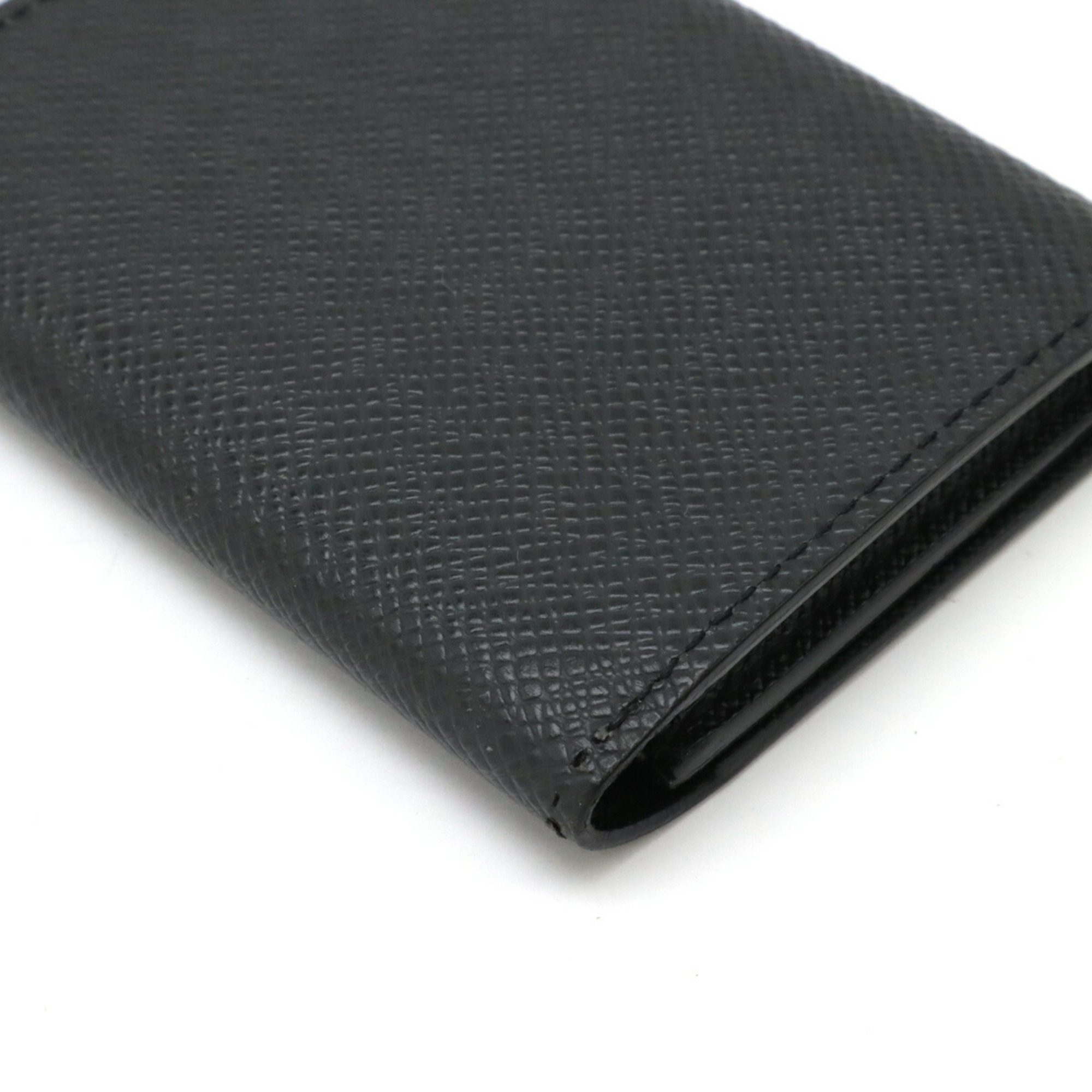 LOUIS VUITTON Taiga Envelope Carte de Visite Card Case Business Holder Leather Ardoise Black M30922