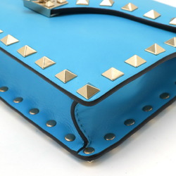 VALENTINO GARAVANI Valentino Garavani Rockstud Shoulder Bag Cyan Blue