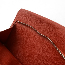 HERMES Dogon Recto Verso Long Bi-fold Wallet Leather Rouge Garance Red □R Stamp