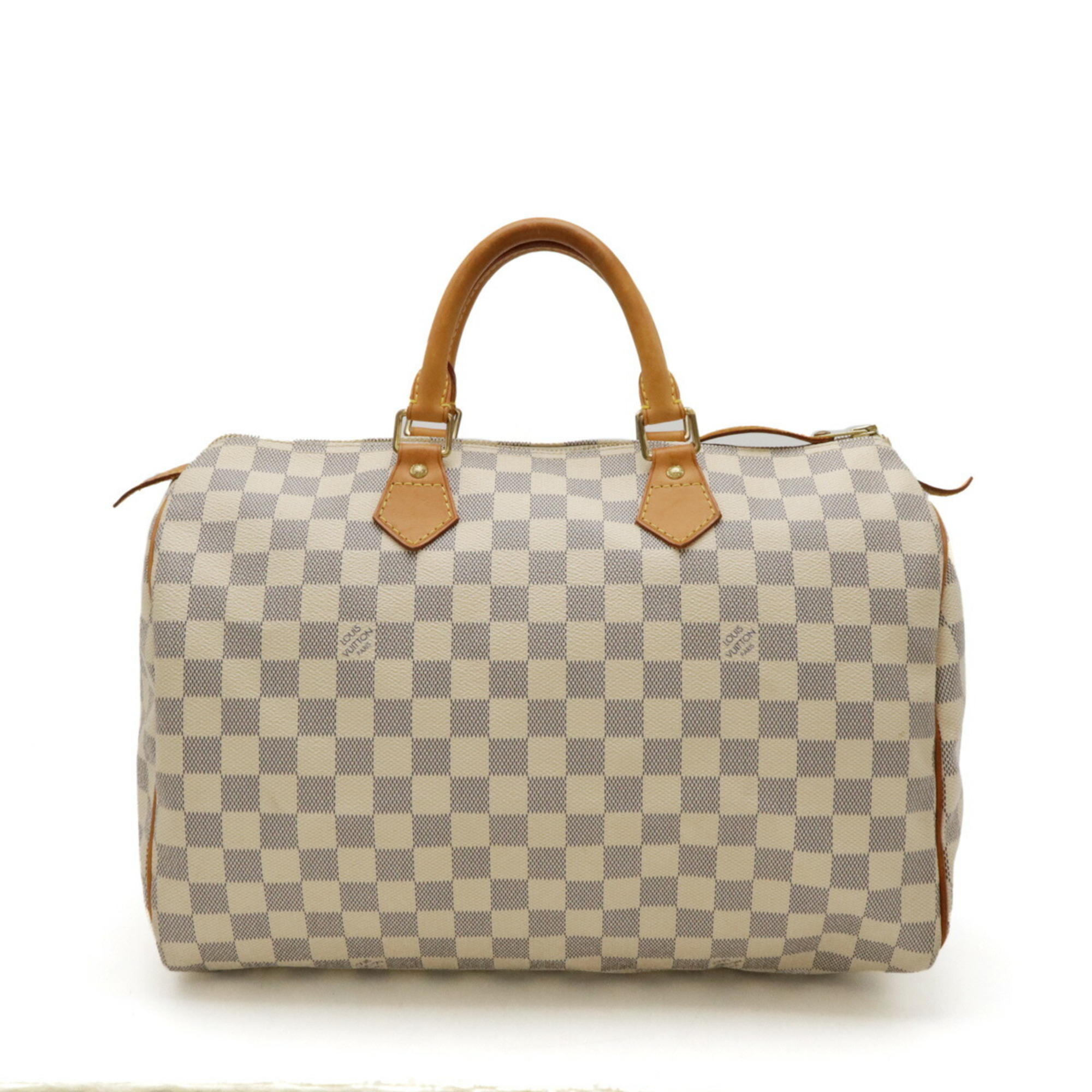 LOUIS VUITTON Damier Azur Speedy 35 Handbag Boston Bag N41535