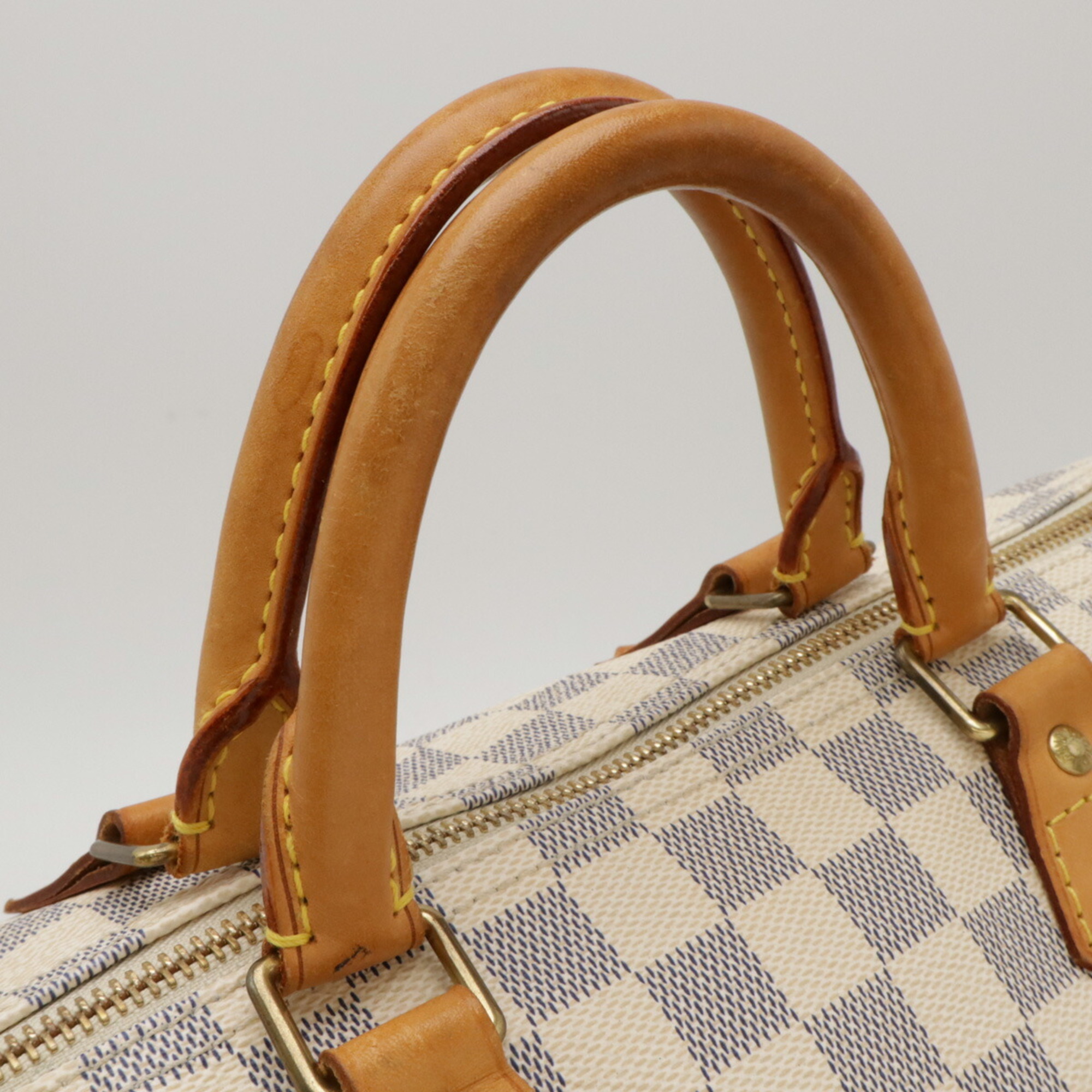 LOUIS VUITTON Damier Azur Speedy 35 Handbag Boston Bag N41535