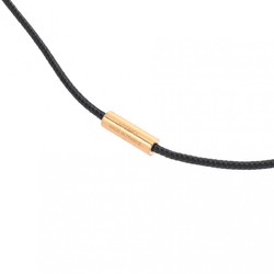 HERMES Mon Petit Kelly GM Studs Black Z Stamp (around 2021) Unisex Swift Leather Necklace