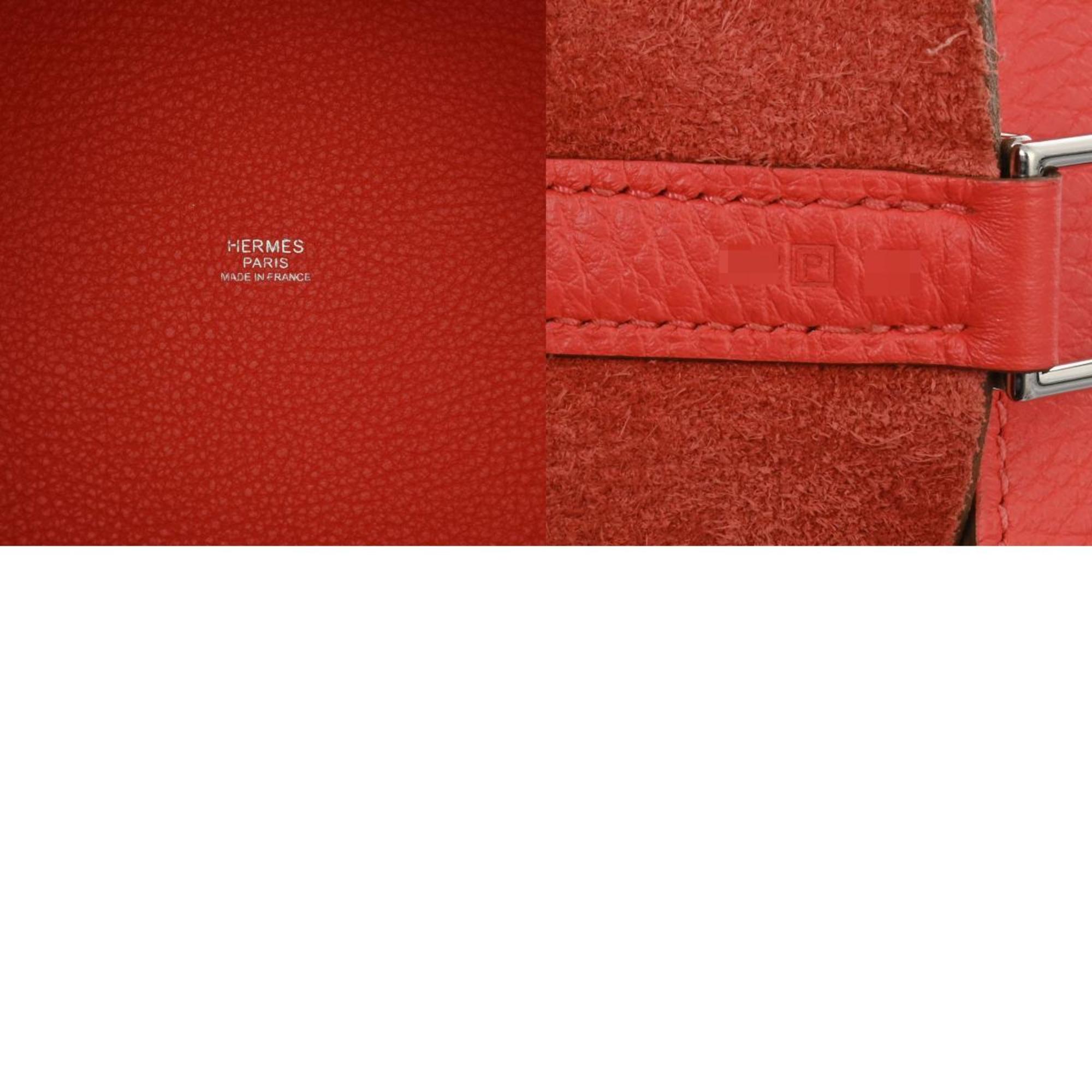 HERMES Picotin Lock MM Rose Jaipur □P stamp (around 2012) Women's Taurillon Clemence handbag