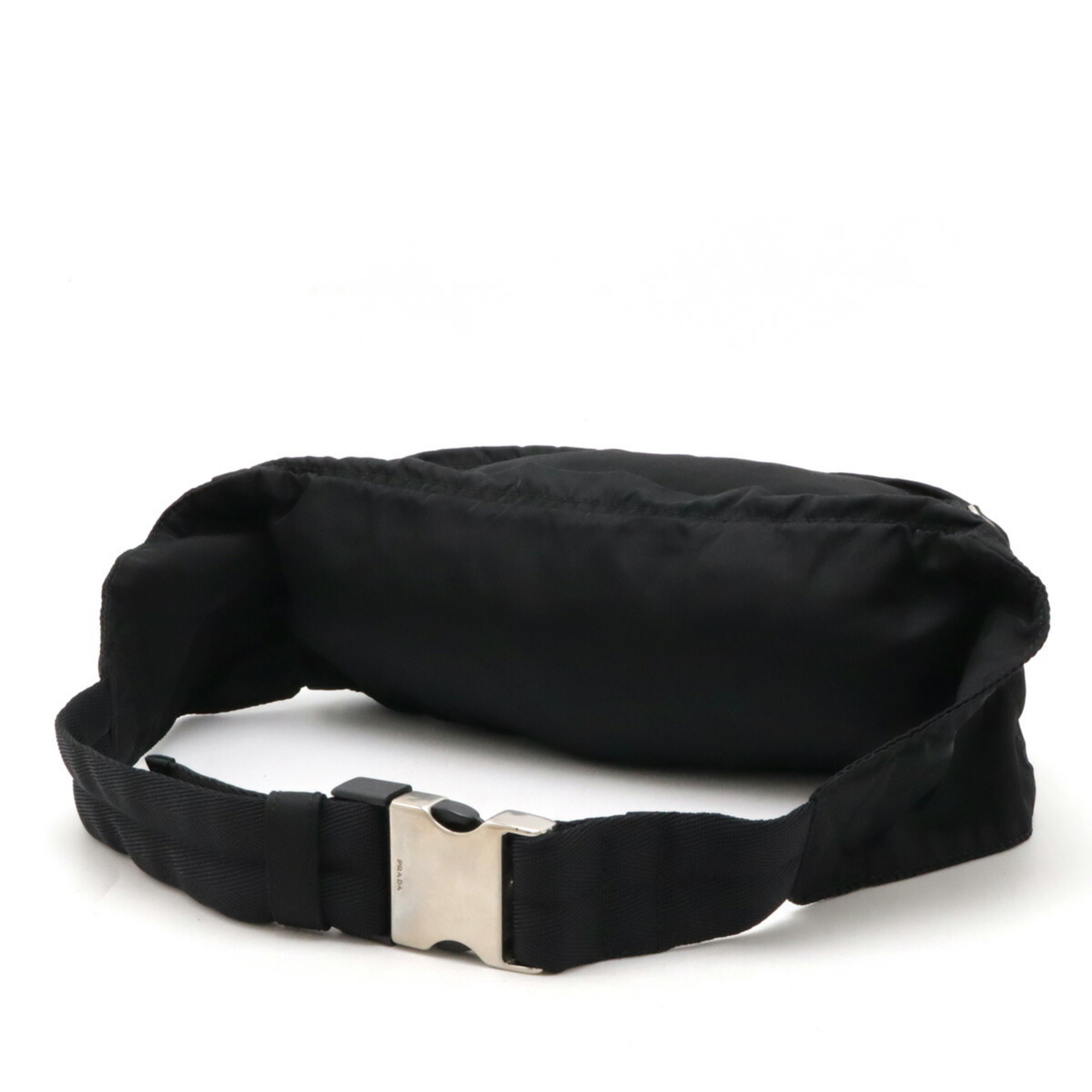 PRADA Prada Waist Pouch Bag Hip Body Shoulder Nylon NERO Black