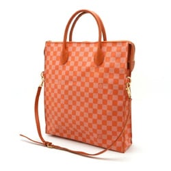 LOUIS VUITTON Damier Color Mobile Tote Bag Shoulder Pimon Orange N41304