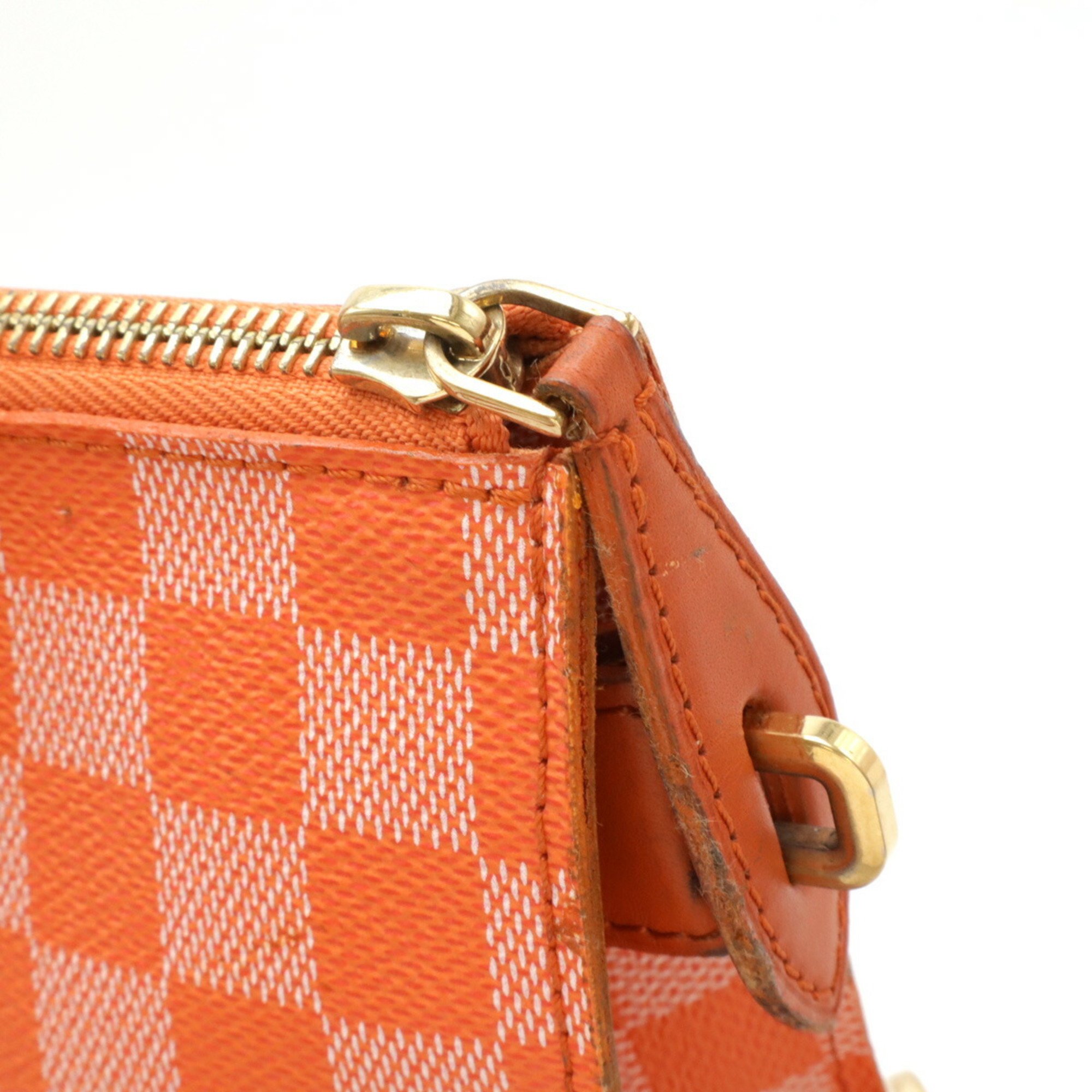 LOUIS VUITTON Damier Color Mobile Tote Bag Shoulder Pimon Orange N41304