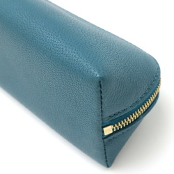 LOUIS VUITTON Louis Vuitton Nomad Truth Elisabeth Pencil Case Pen Holder Pouch Leather Peacock Blue