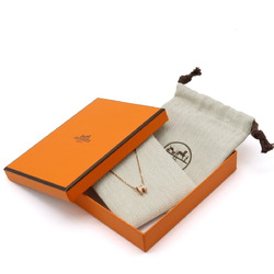 HERMES Hermes Pop H Necklace Pendant Choker PGP Pink Gold Plated Light